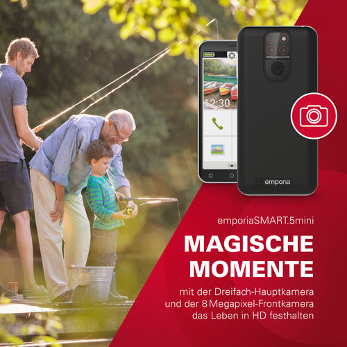 Emporia SMART.5 Mini Smartphone – Einfache Bedienung, kompakt