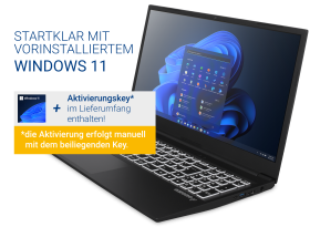 Exone Business-Laptop – Ryzen 5, 16 GB RAM, 500 GB Speicher