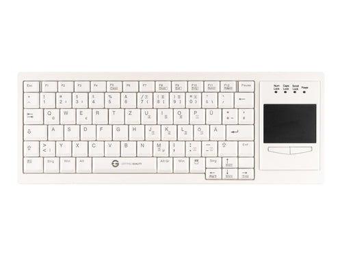 GETT Kabellose Tastatur – Mit Touchpad, Deutsches Layout