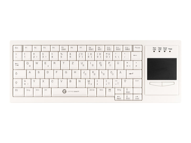 GETT Kabellose Tastatur – Mit Touchpad, Deutsches Layout