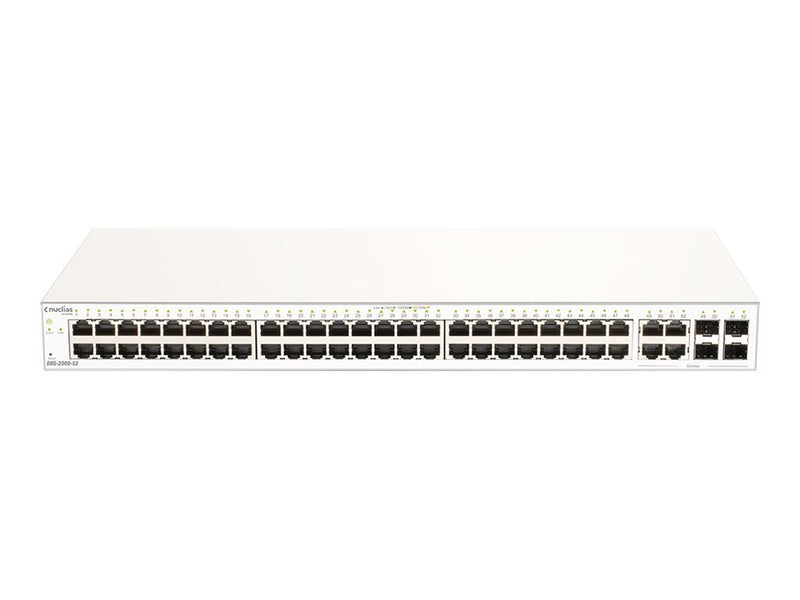 D-Link 52-Port Gigabit Switch – Cloud-Verwaltung, leise ohne Lüfter