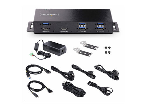 Startech.com 7-Port USB-C Hub – 10 Gbps, robustes Metallgehäuse