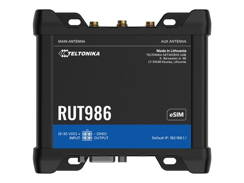 Teltonika LTE Router – Dual SIM, eSIM, vielseitige Anschlüsse