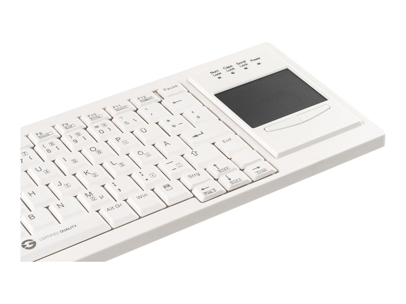 GETT Kabellose Tastatur – Mit Touchpad, Deutsches Layout