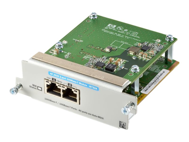 HP Enterprise Erweiterungsmodul – 2x 10 Gbps für 2920 Switch