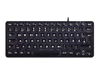 PERIXX Mini-Tastatur – Hinterleuchtet, Scherenschalter, USB-Anschluss