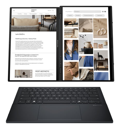 ASUS Zenbook Duo – 2-in-1 Laptop mit Touchscreen und großem Speicher