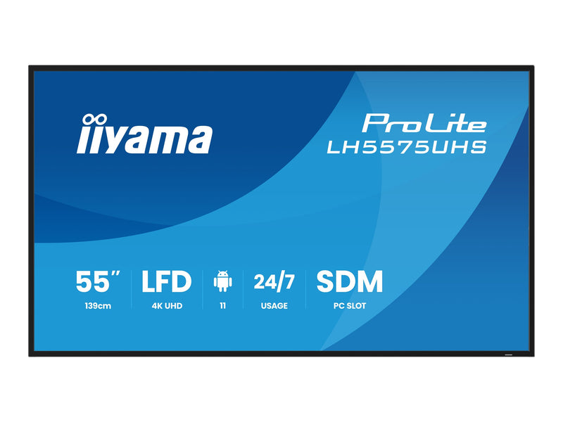 Iiyama 55" Display – 4K UHD, integrierter Mediaplayer