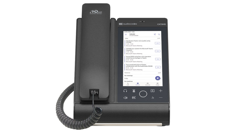 AudioCodes VoIP-Telefon – Bluetooth, Rufnummernanzeige