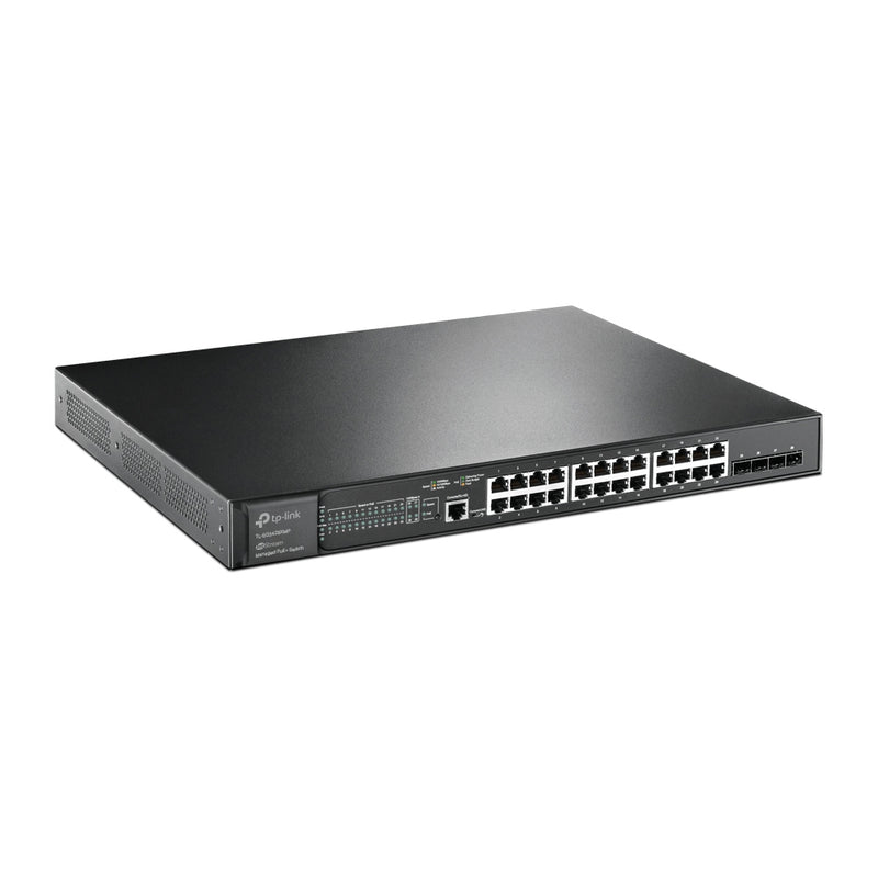 TP-LINK 28-Port Netzwerk-Switch – PoE+ für einfache Stromversorgung
