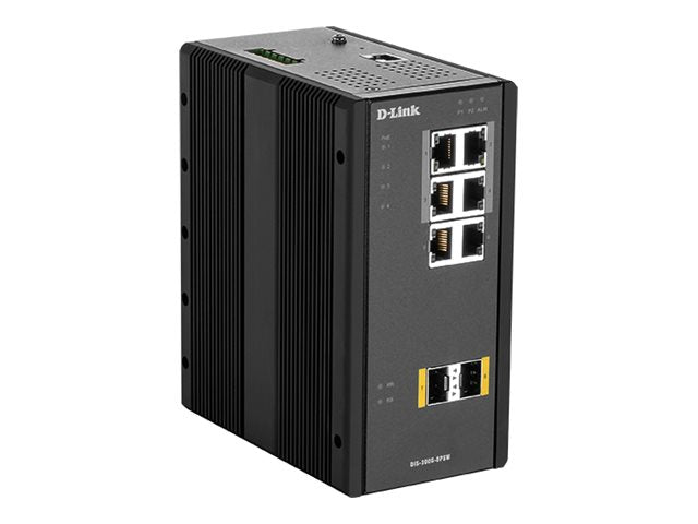 D-Link 8-Port Gigabit Switch – Robust, mit PoE+ für Industrie