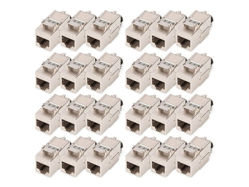 Digitus CAT 8.1 Keystone Modul – werkzeugfrei, geschirmt, 24 Stück