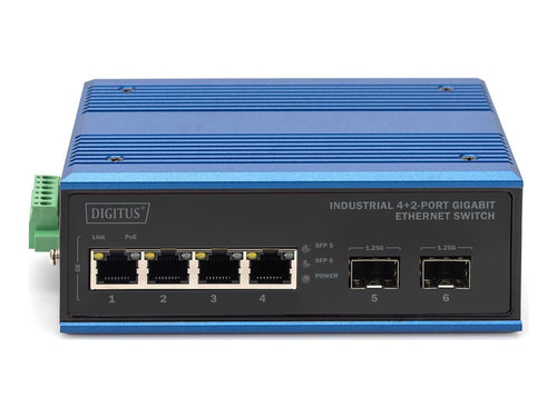Digitus 4+2-Port Gigabit Switch – Robust und Zuverlässig