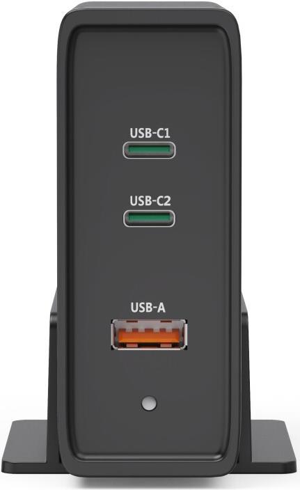 HAMA USB-C Ladestation – 3 Ports, Schnellladung
