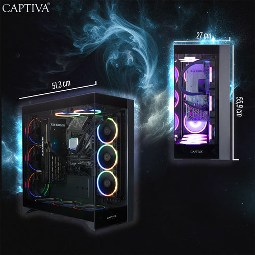 Captiva Desktop-PC – Ryzen 9, 64 GB RAM, 2 TB Speicher