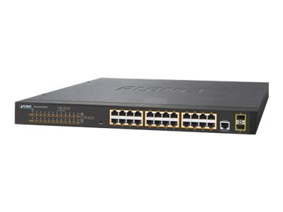 Planet Technology 24-Port Switch – PoE+ für einfache Netzwerkverwaltung