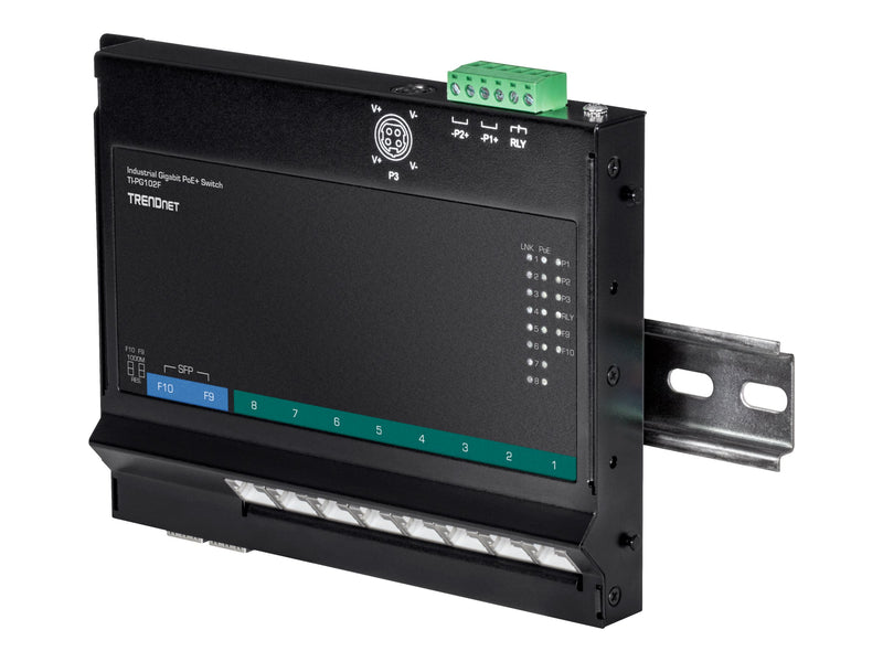 Trendnet 10-Port Gigabit Switch – PoE+, Wandmontage