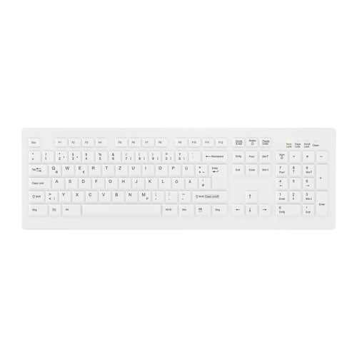 Contour Kabellose Tastatur – Hygienisches Design, Deutsches Layout