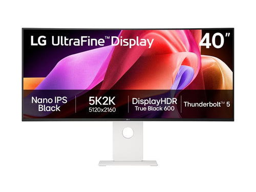 LG 40" Curved Monitor – 5K Display, Thunderbolt Anschlüsse