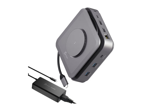 J5 Create USB-C Dock – Dual 4K HDMI, 140W Netzteil