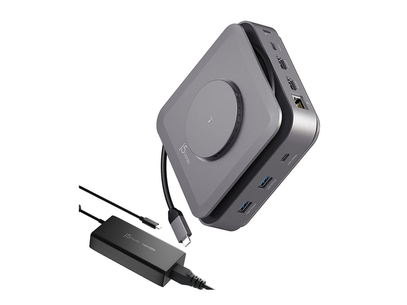 J5 Create USB-C Dock – Dual 4K HDMI, 140W Netzteil