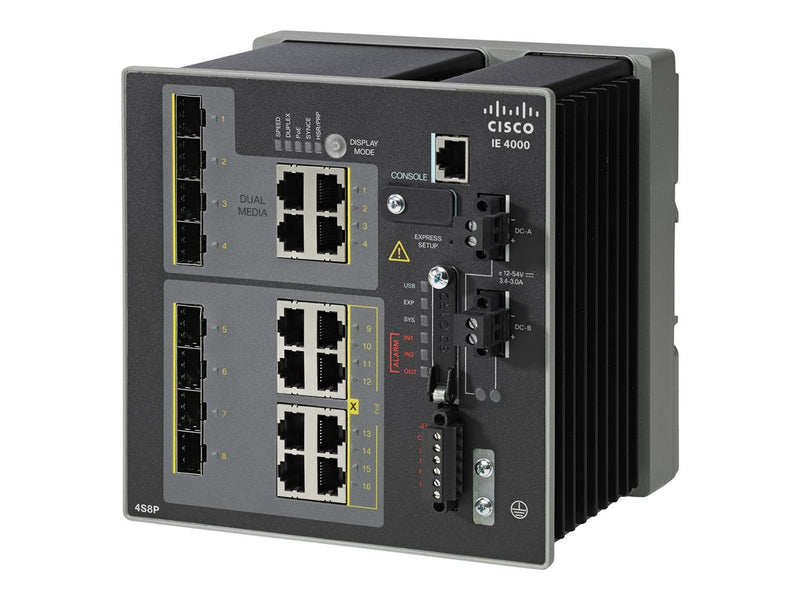 Cisco Industrial Switch – 16 Anschlüsse, PoE+ Unterstützung