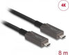 Delock USB-C Kabel – 8m, 4K Videoübertragung