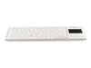 GETT Cleantype Xtra – Tastatur mit Touchpad, USB, weiß