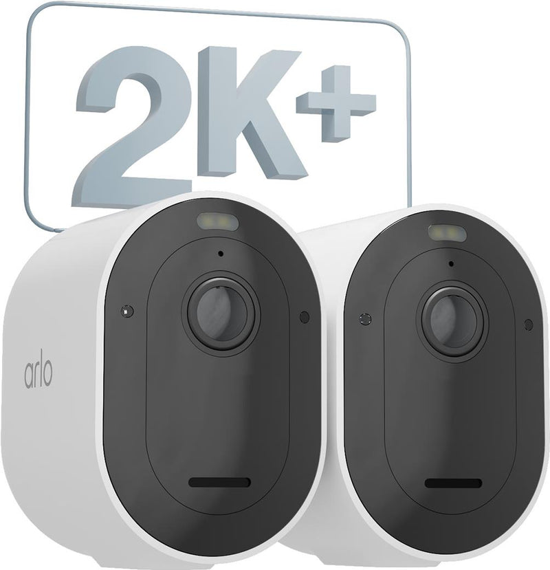 ARLO Pro 5 Sicherheitskamera – 2K-Video, wetterfest, 2er-Set