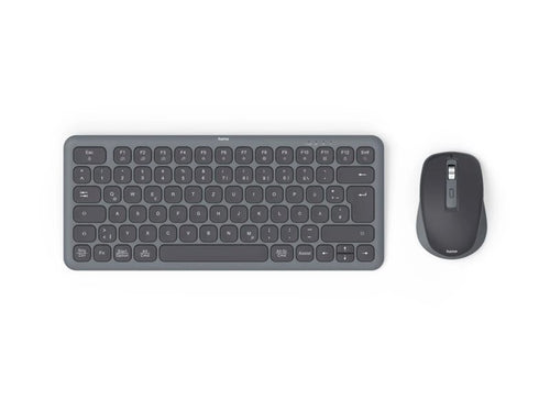 HAMA Kabelloses Tastatur-Maus-Set – Kompakt, für mehrere Geräte