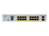 Cisco Netzwerk-Switch – 16 Anschlüsse, PoE+ für kleine Unternehmen