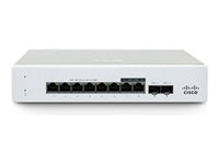 Cisco Meraki 8-Port Switch – Cloud-verwaltet, PoE+ Unterstützung