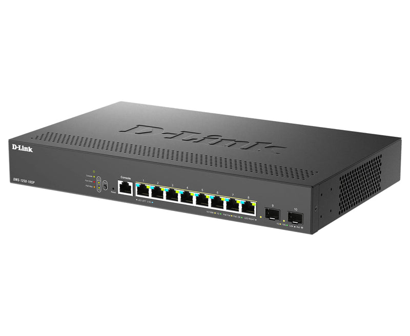 D-Link Netzwerk-Switch – 8 Ports, PoE+ für schnelle Verbindungen