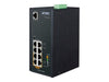 PLANET TECHNOLOGY Netzwerk-Switch – 4 PoE-Ports, DIN-Schiene