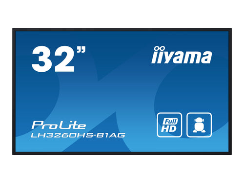 Iiyama 32" Business-Display – Helles Bild, Integrierter Mediaplayer