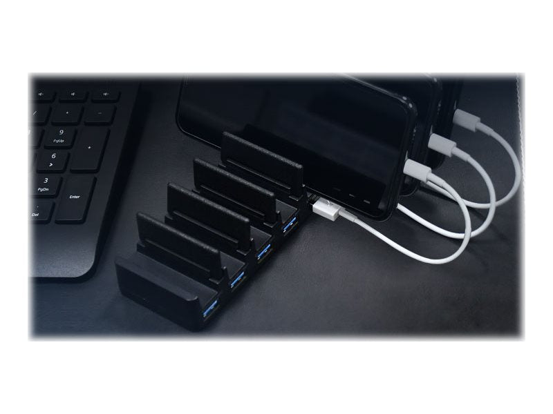 SilverStone USB-Hub – 7 Anschlüsse, schnelles Laden