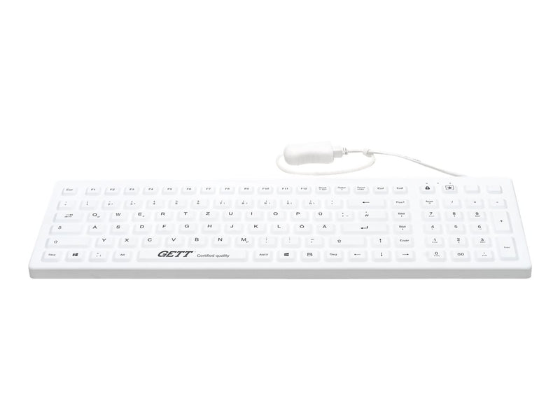 GETT USB Silikon-Tastatur – Wasserdicht, Beleuchtet