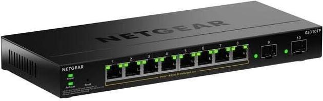 Netgear 8-Port Gigabit Switch – PoE+, Smart Management