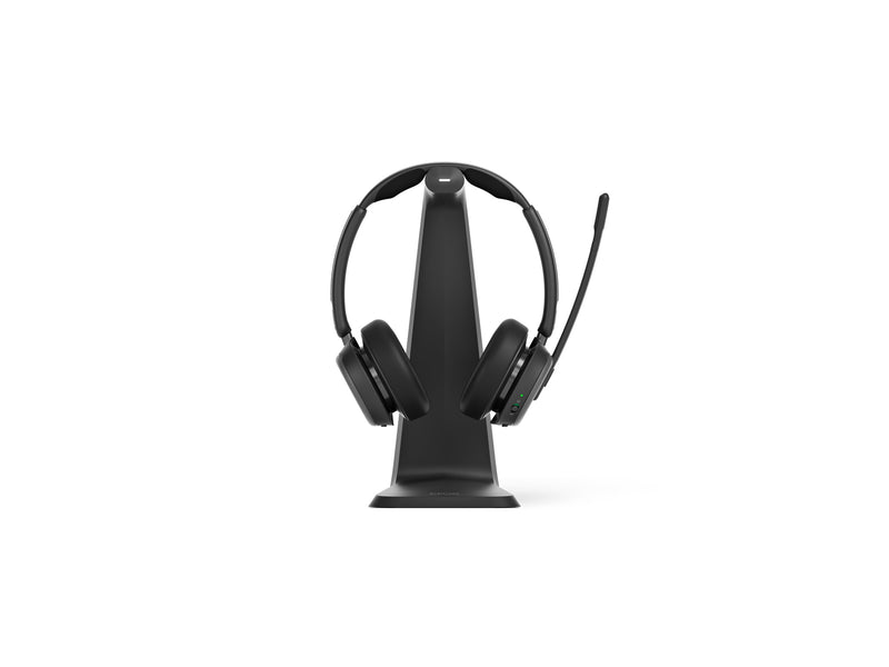Epos On-Ear Bluetooth-Headset – mit Ladestation, Geräuschunterdrückung