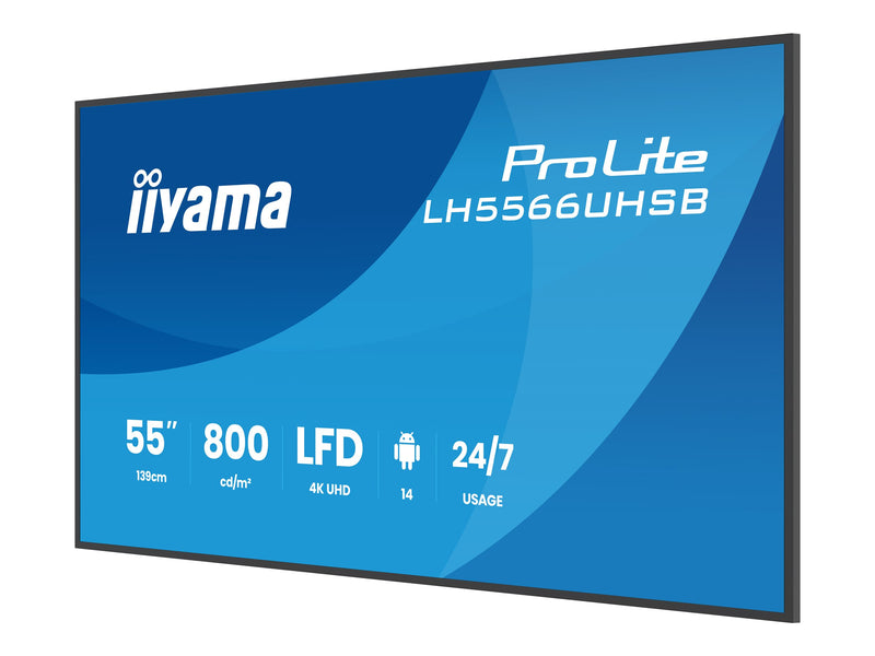 Iiyama 55" Display – 4K-Auflösung, integrierter Mediaplayer