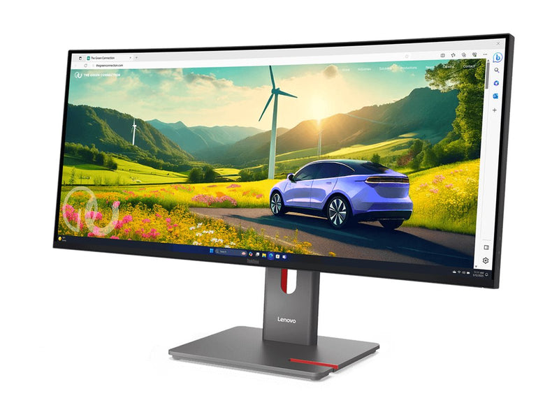 Lenovo ThinkVision 34" Monitor – Gebogenes Display, USB-C-Anschluss