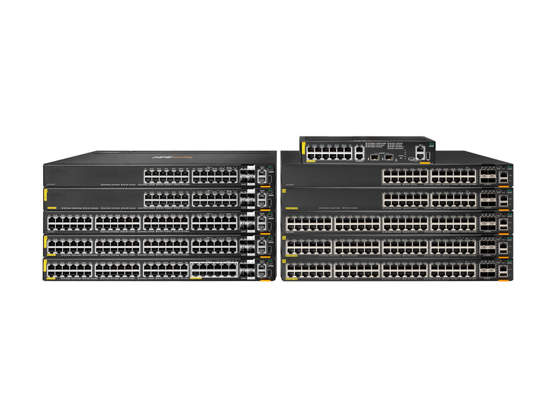 HPE Aruba Netzwerk-Switch – 24 Anschlüsse, Cloud-orientiert