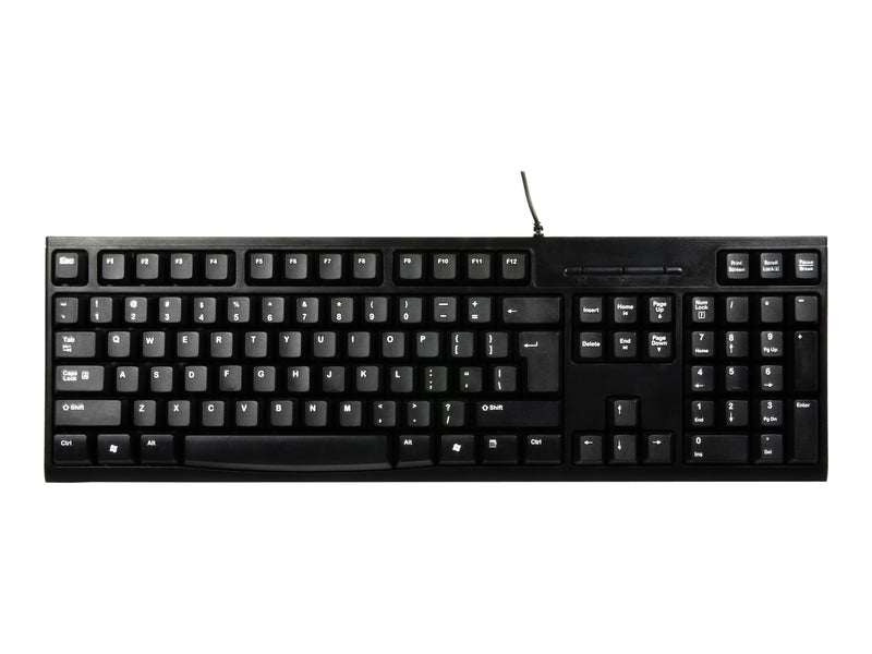 PORT Office Tastatur – USB, AZERTY Layout, Plug and Play