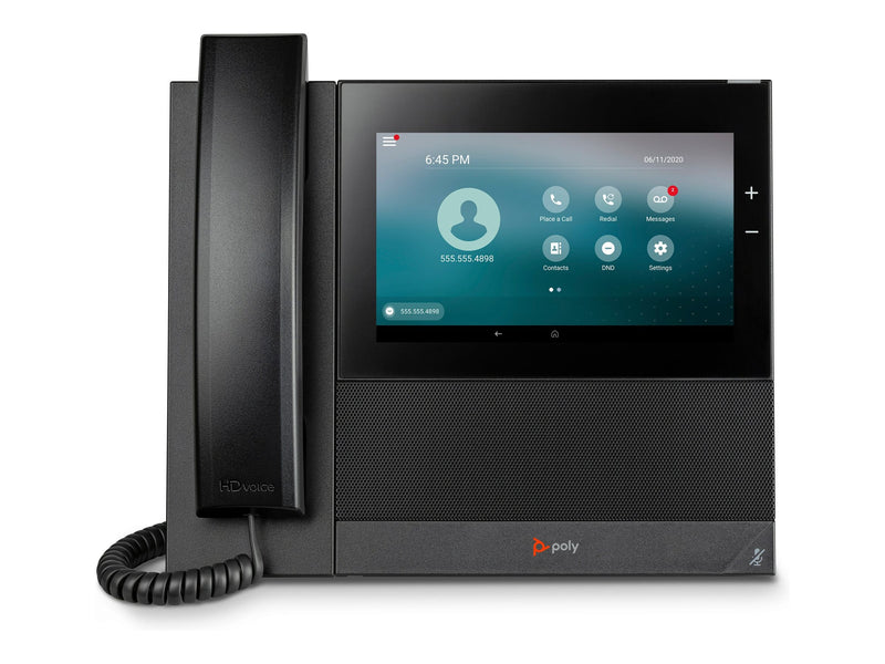 HP Poly CCX 600 VoIP-Telefon – 24 Leitungen, Wi-Fi/Bluetooth