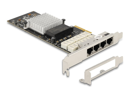 Delock Netzwerkadapter – 4-fach Gigabit LAN, PCI Express