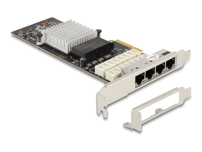 Delock Netzwerkadapter – 4-fach Gigabit LAN, PCI Express