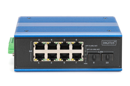 Digitus 12-Port Gigabit Switch – PoE+ für effiziente Netzwerke