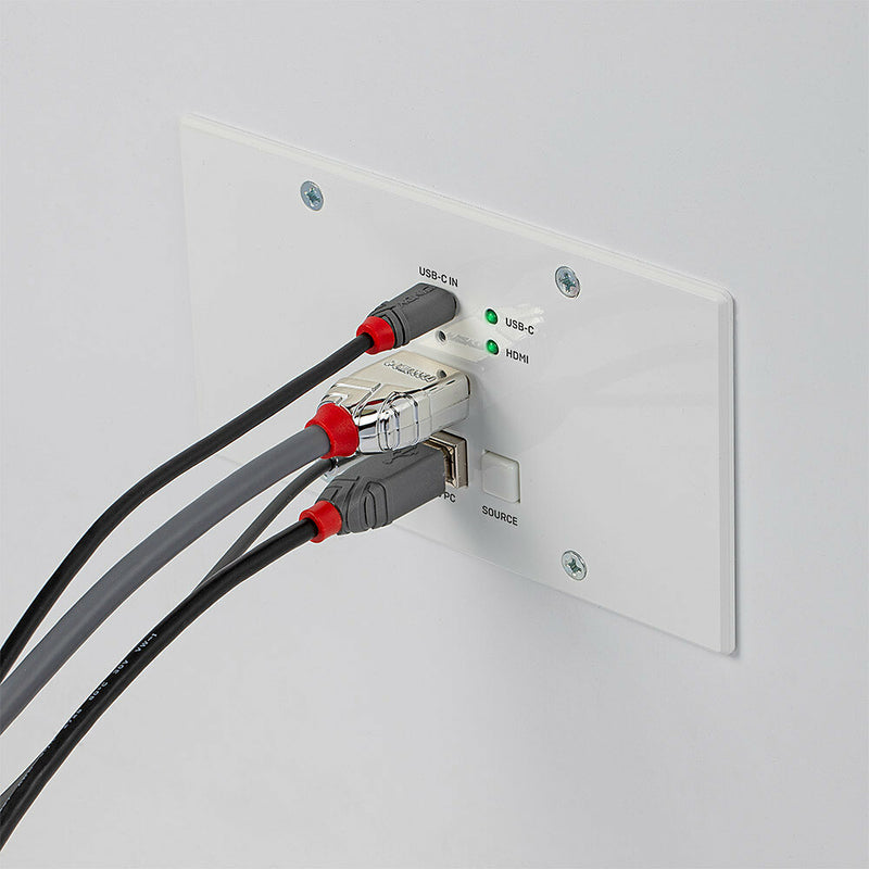 Lindy HDMI Extender – 4K Video über 150 m, Wandmontage