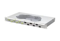 Metz Connect Patchfeld – 6x LC-D Anschlüsse, OM5 Glasfaser