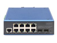Digitus 8+2-Port Switch – Gigabit Ethernet, PoE-Unterstützung